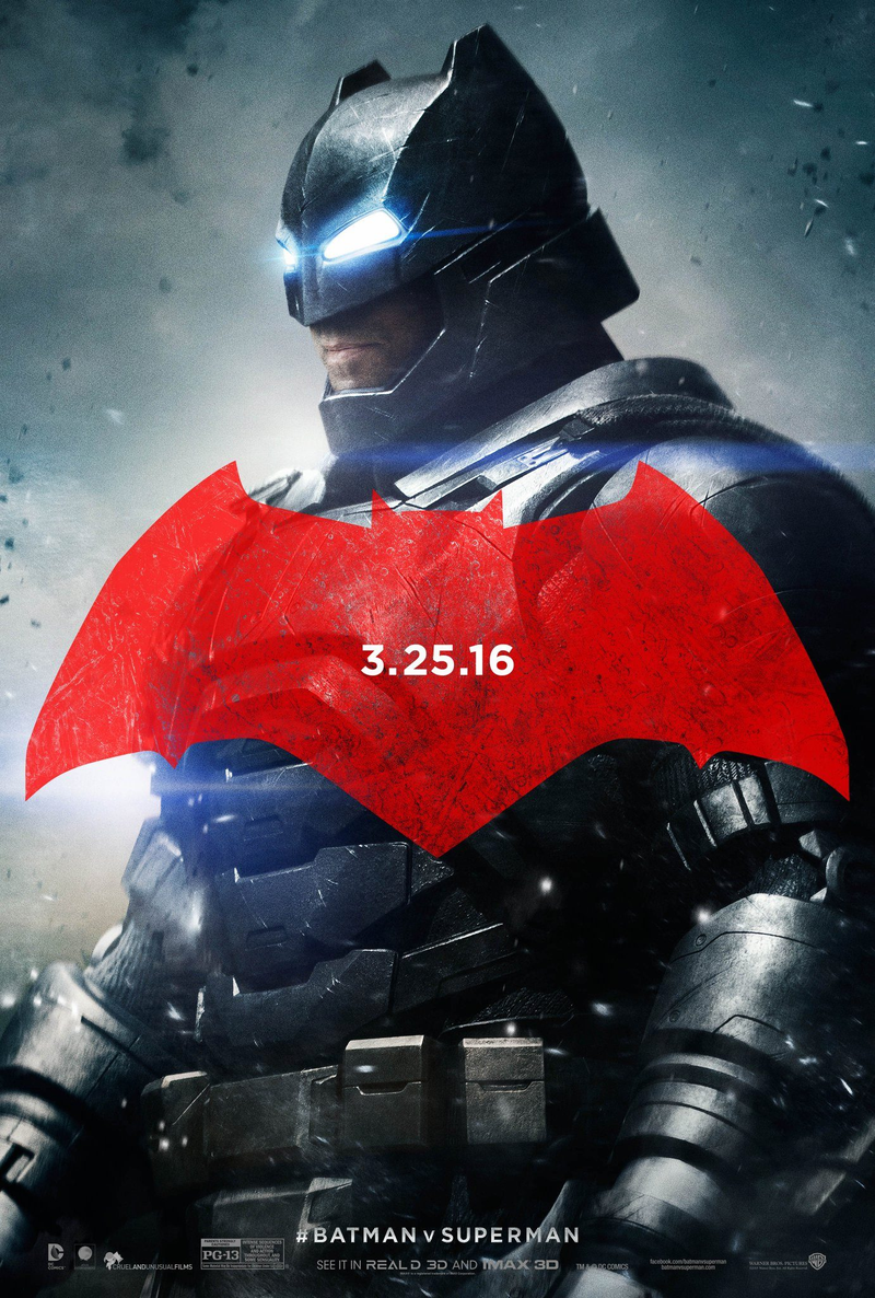 Illustration for article titled The Trinity Rises Up On a New Set of Gritty Batman v Superman Posters